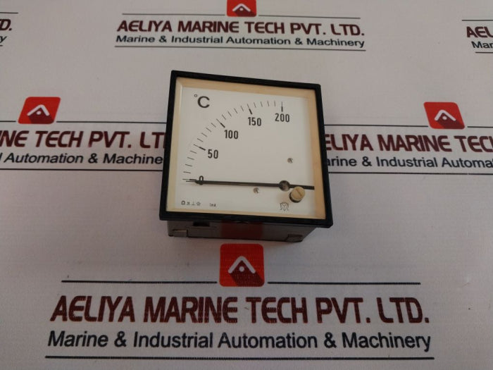 Celsa 0-200°C Analog Panel Meter 1Ma
