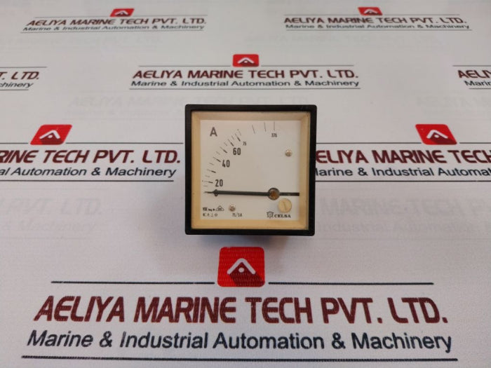 Celsa 0-75/375A Ammeter Meter 75/5A