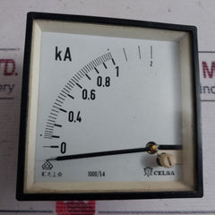 Celsa 1000/5A Analog Ammeter 0-1/2 kA