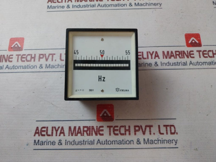Celsa 45-55 Hz Frequency Counter Meter 380V
