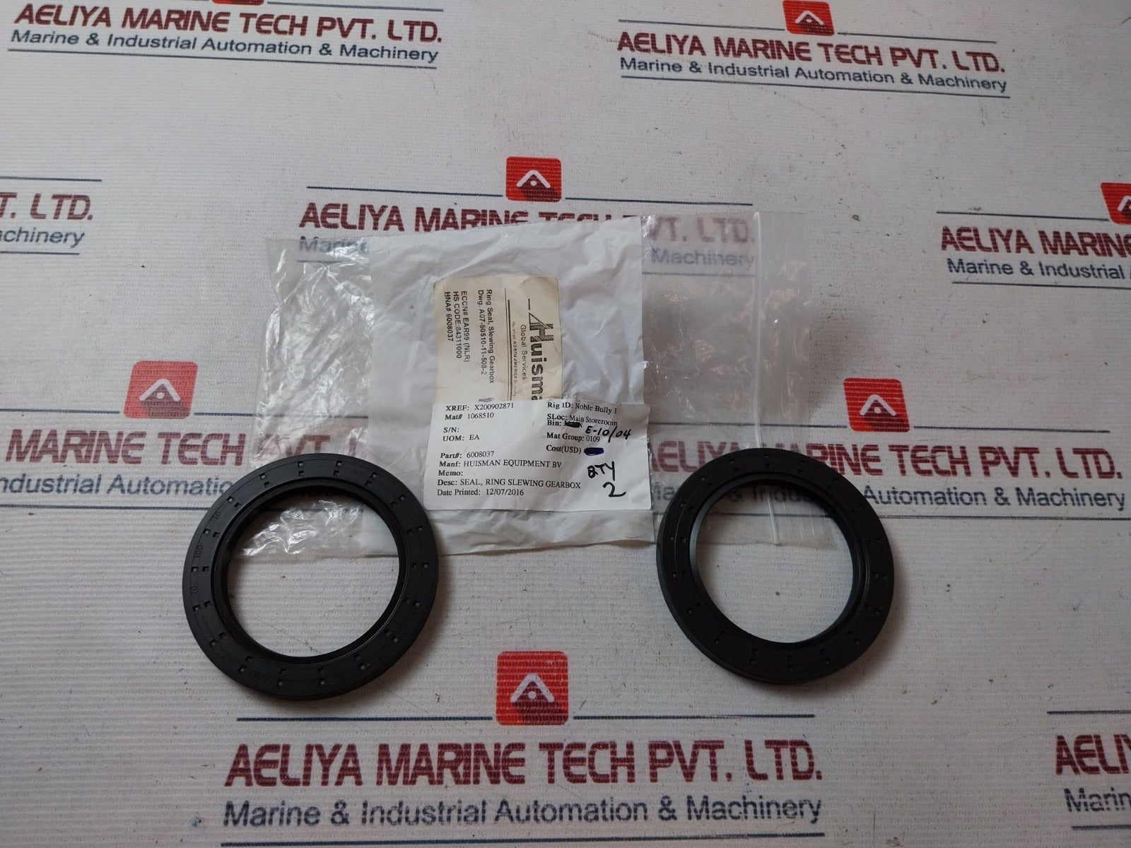 Lot of 2X CFW BAUM5 SLX7 Oil Seal Ring X200902871 1068510 6008037 EAR99 84311000