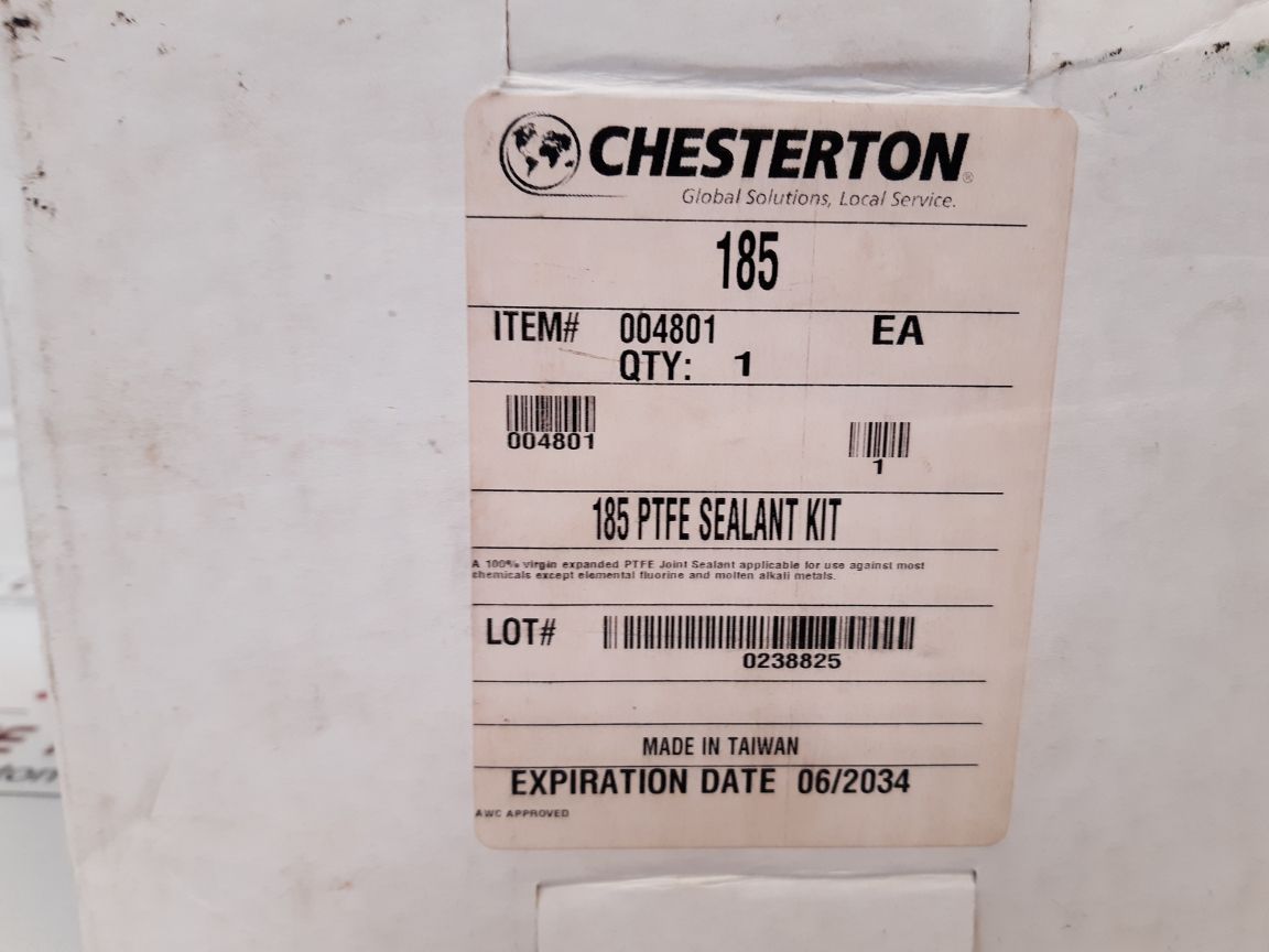 Chesterton 185 Ptfe Sealant Kit