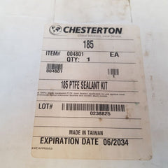 Chesterton 185 Joint Sealant Kit 3/16”X75Ft