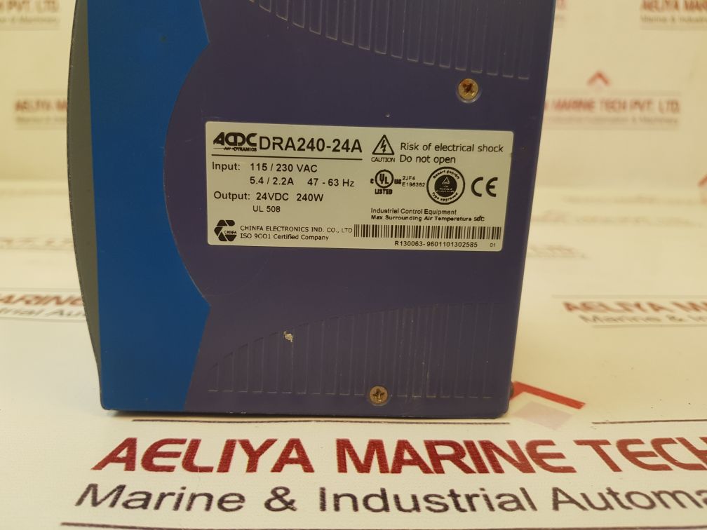 Chinfa electronics dra240-24a power supply