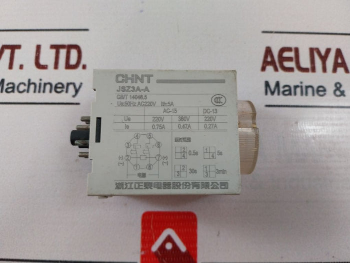 Chint JSZ3A-A Time Delay Relay 0-3 Min