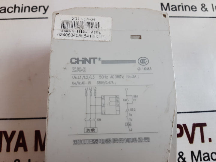Chint Xj3-d Water Pump Phase Failure Relay Gb 14048.5 024063405584100247
