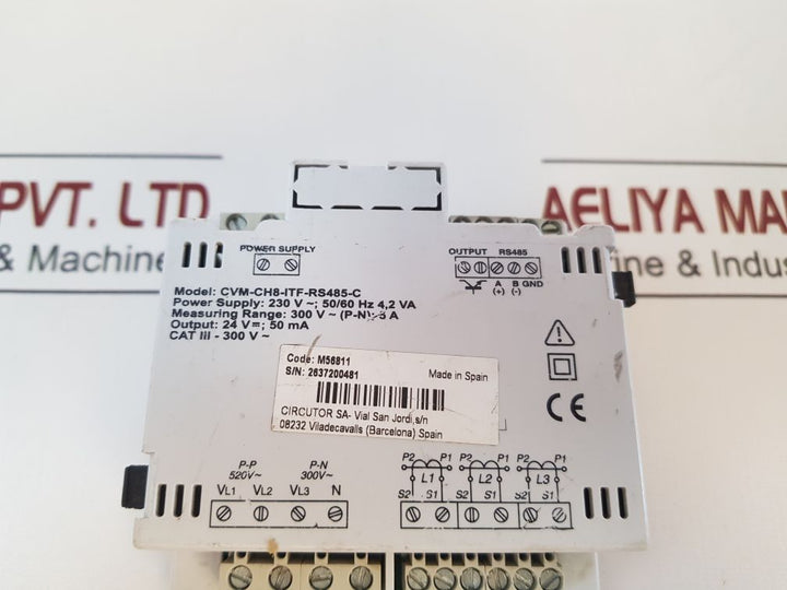 Circutor Cvm-ch8-itf-rs485-c Multifunctional Multimeter