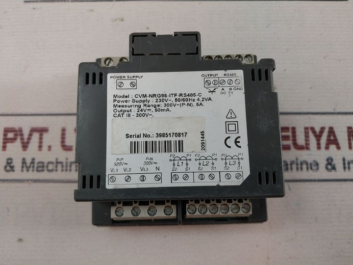 Circutor CVM-NRG96-ITF-RS485-C 3-Phase Power Analyzer 24V 50MA