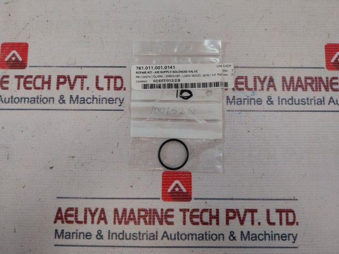 Clark 281B/ 1/2' Air Supply Solenoid Valve Repair Kit