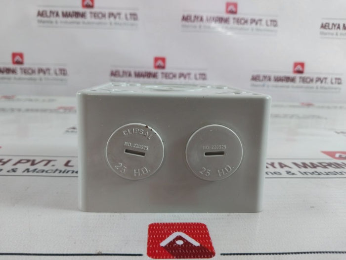 Clipsal 56SW220 2-Pole Mounting Enclosure IP66 20A 415V Single Gang