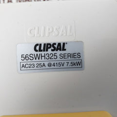Clipsal 56Swh325 3-pole Enclosed Load Break Switch