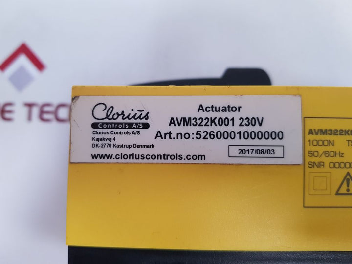 Clorius Controls Avm322K001 Linear Actuator 230Vac 1000N Ip54