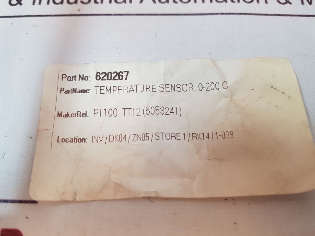 Cma Rtd Type Pt100 Temperature Sensor Rtd Type Pt100