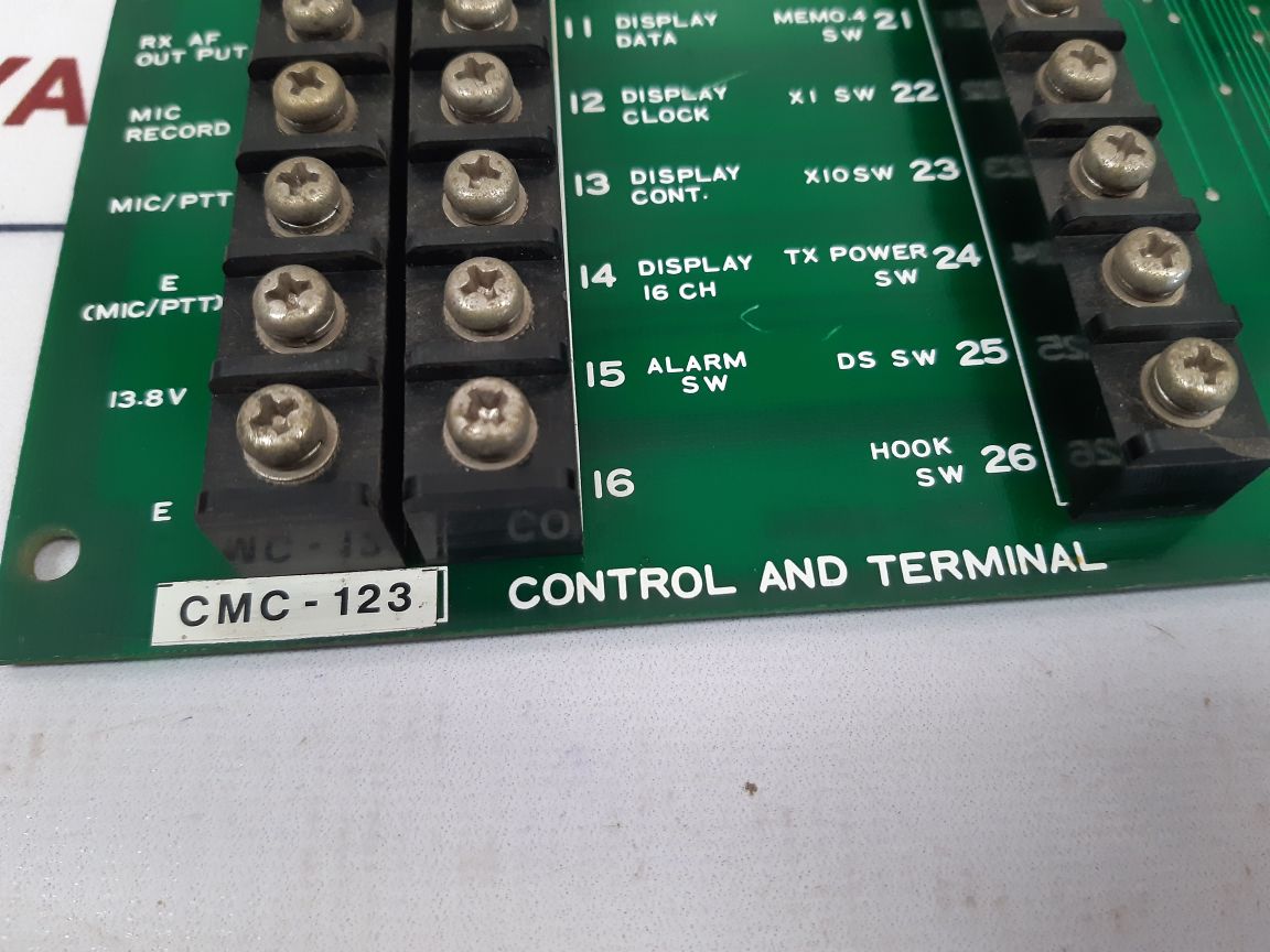 Cmc-123 Control And Terminal Card Npc-2661C