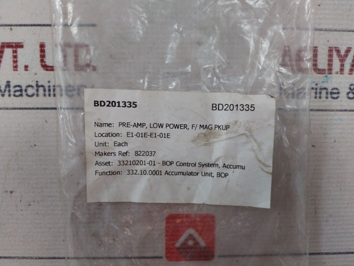 CMR FT4 PRE-AMP, Low Power, F/Mag PKUP 0515490 Feet