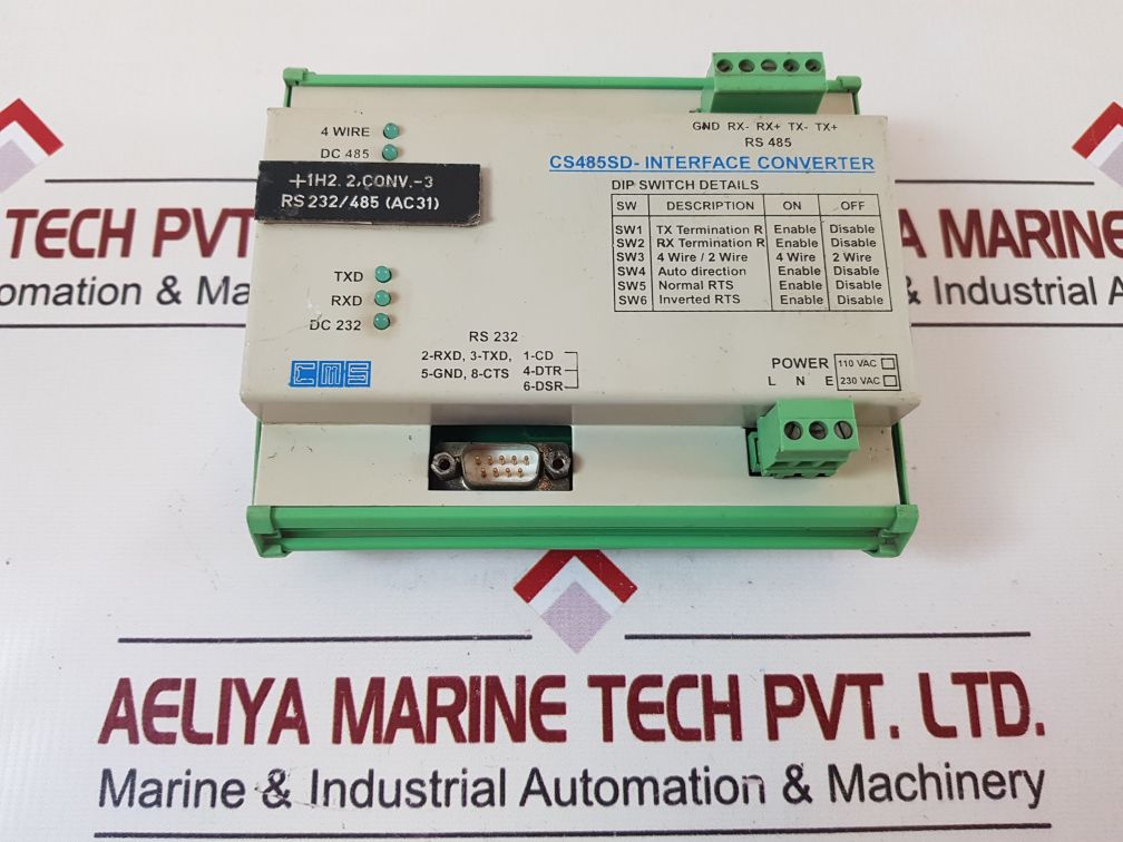 Cms Cs485Sd Interface Converter