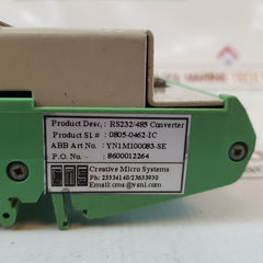 Cms Cs485Sd Interface Converter