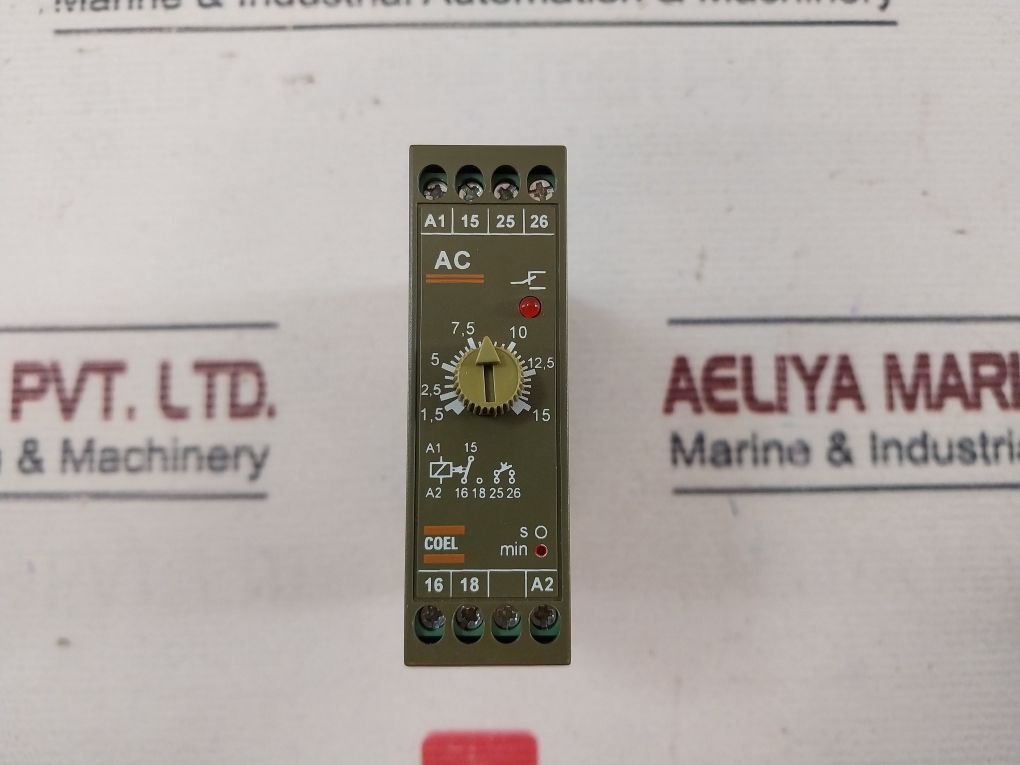 Coel AC Time Relay 110VAC 1,5-15 Min