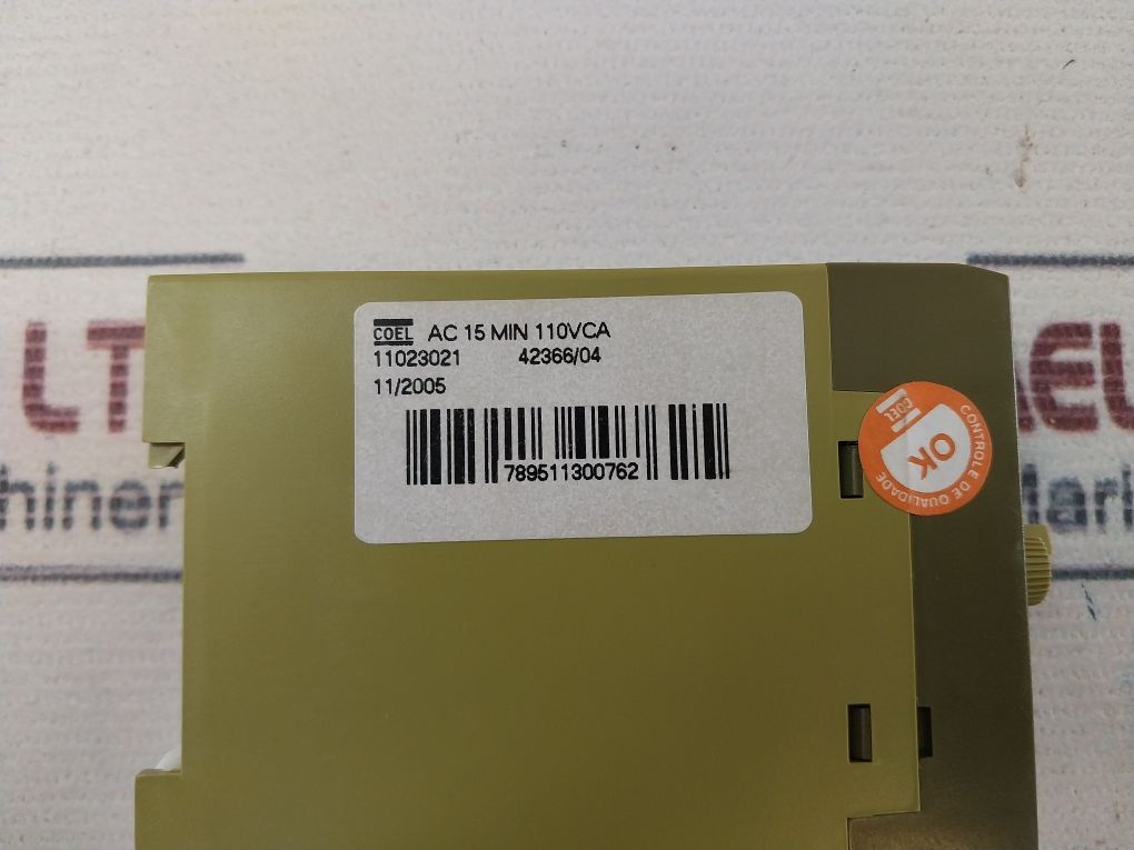 Coel AC Time Relay 110VAC 1,5-15 Min