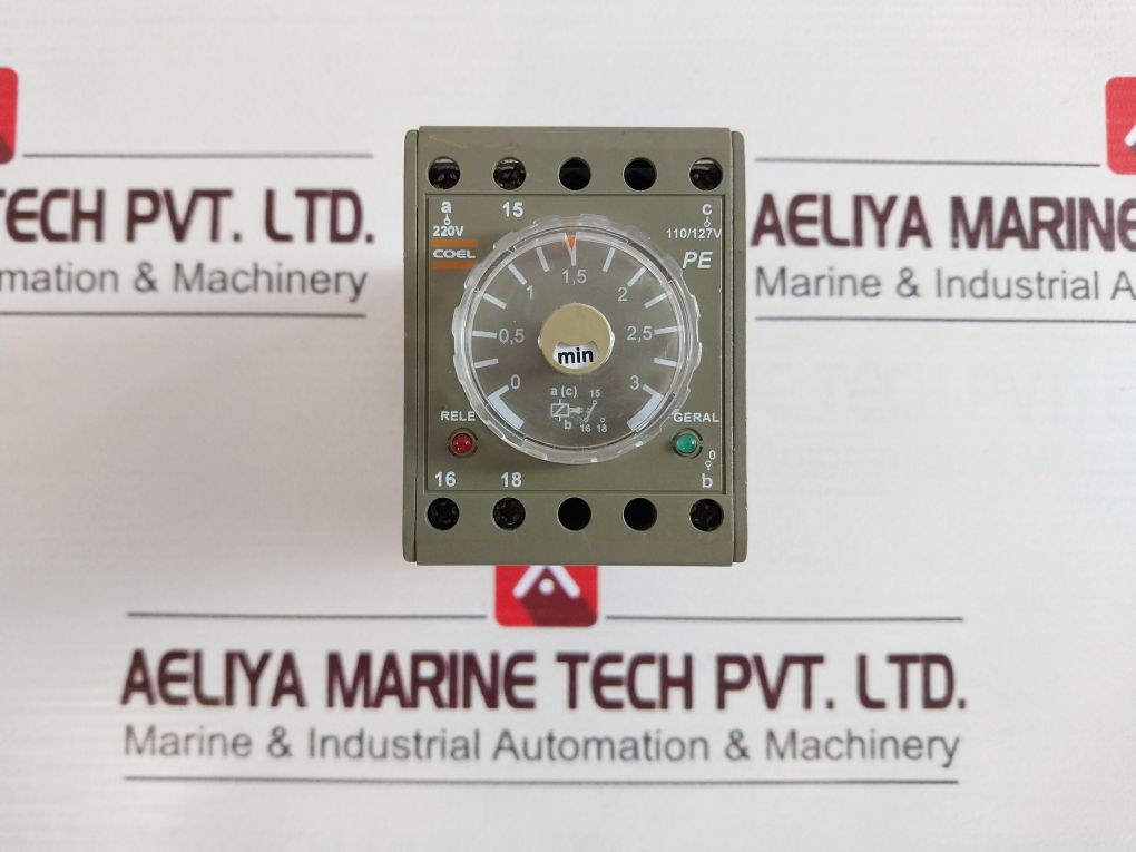 Coel PE Time Relay 0...3 Min 220VAC 48...63Hz