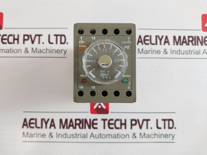Coel PE Time Relay 0...3 Min 220VAC 48...63Hz