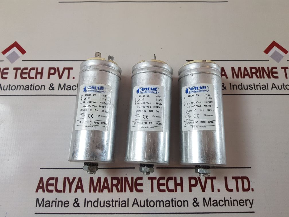 Comar Mkm 25-450 Capacitor -25/+85C Fpu 60Hz
