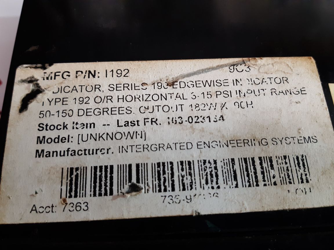 Conflow I192 9C3 Indicator