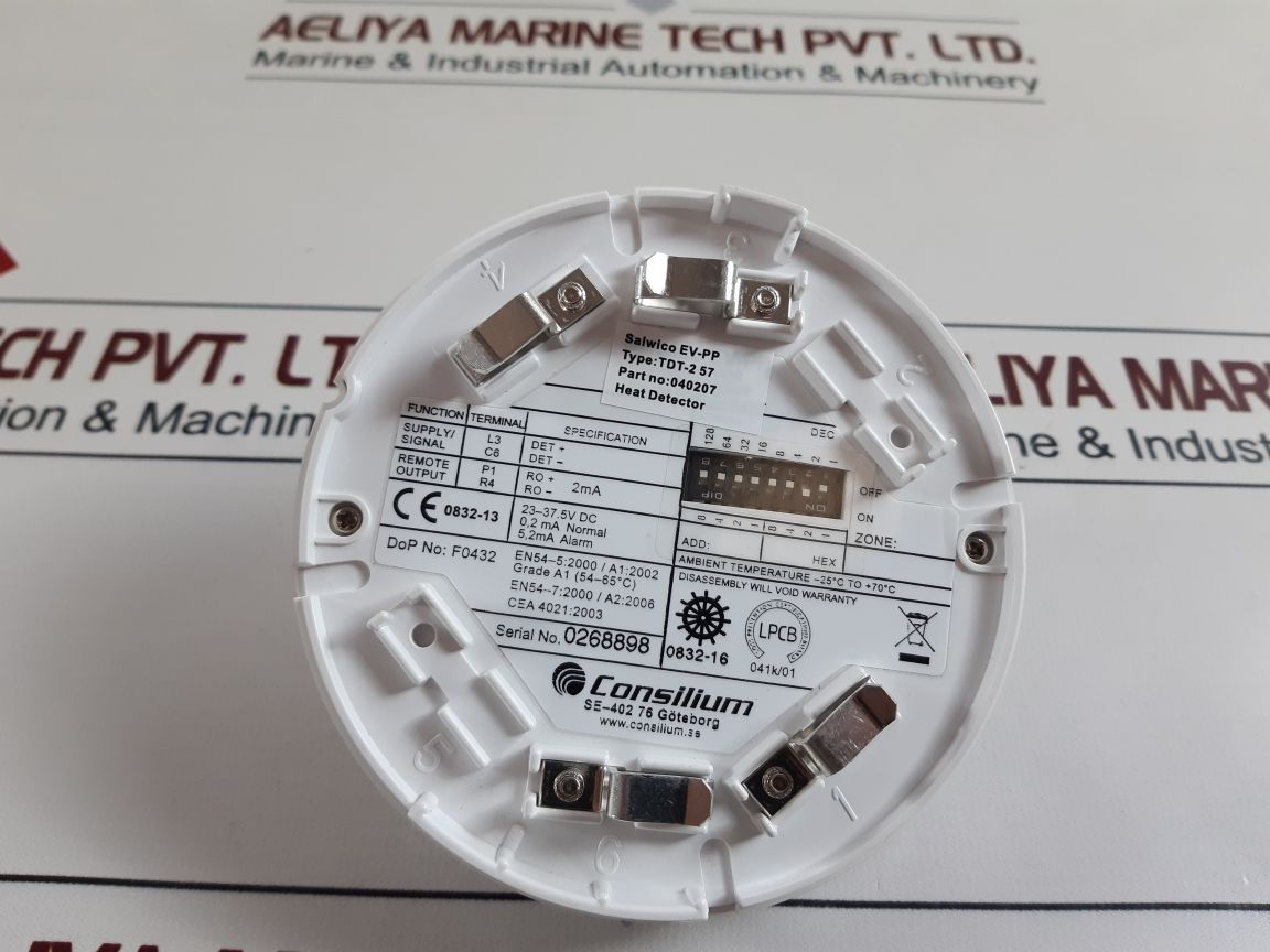 Consilium Salwico Ev-pp Tdt-2 57 Heat Detector