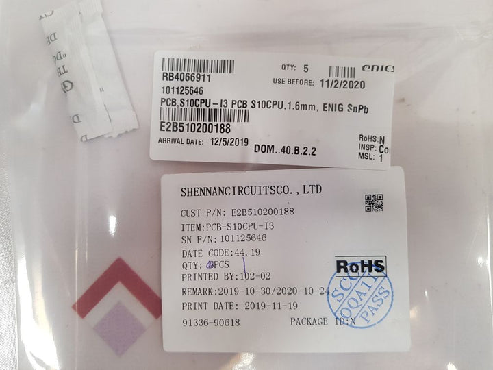 Contrec s10cpu-i3 pcb card