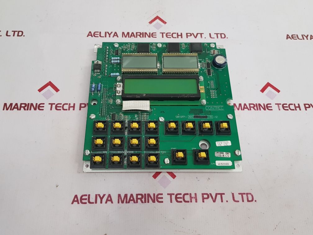 Contrec s810fp-an-18-i2 pcb card 1010h1-rs-0m1k3