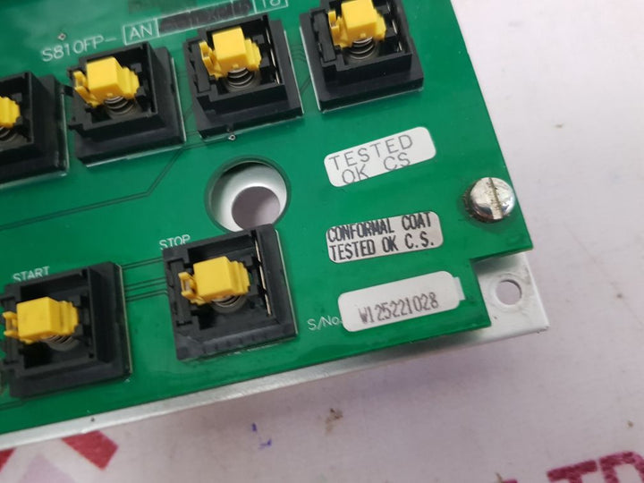 Contrec s810fp-an-18-i2 pcb card 1010h1-rs-0m1k3