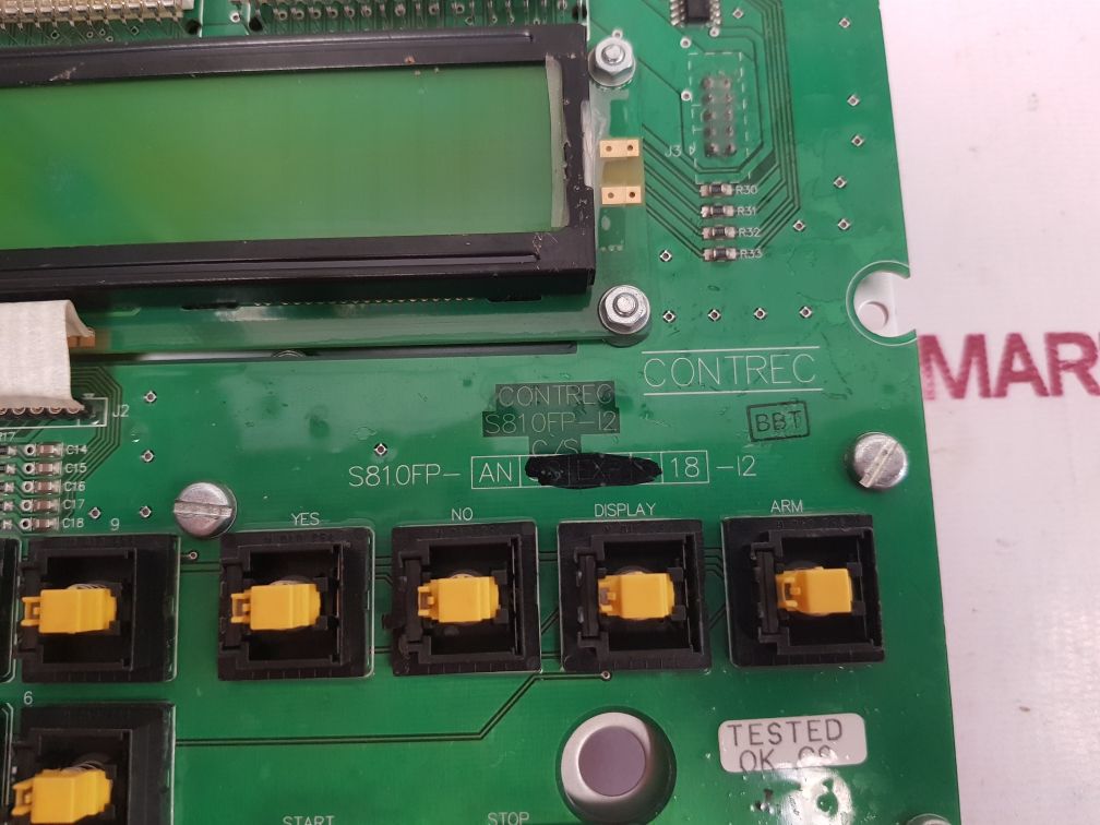 Contrec S810Fp-an-18-i2 Pcb Card, S810Fp-i2