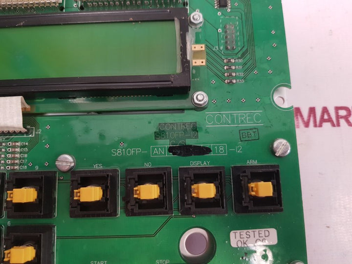 Contrec S810Fp-an-18-i2 Pcb Card, S810Fp-i2