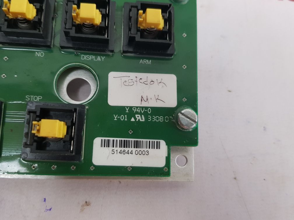 Contrec s810fplg-18-i3 pc board 514644 0003