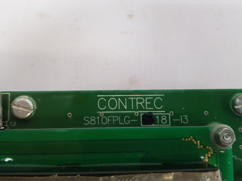Contrec s810fplg-18-i3 pc board 514644 0003