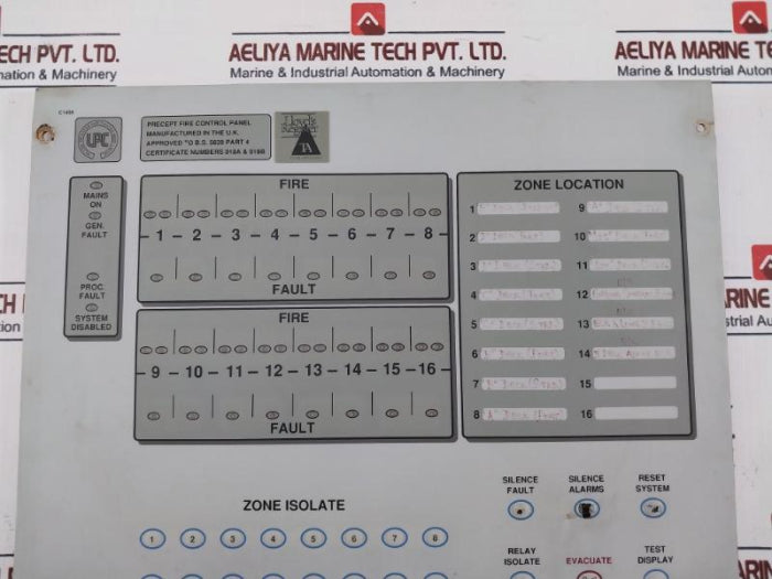 Control Equipment Precept 16 25000007 C1463 Pcb Card 200Va 3Amp