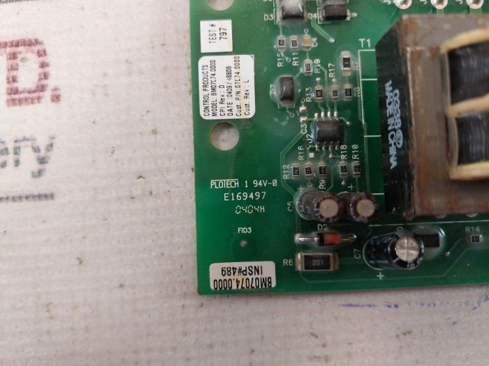 Control Products BM07074.0000 Liquid Level Control Circuit Board