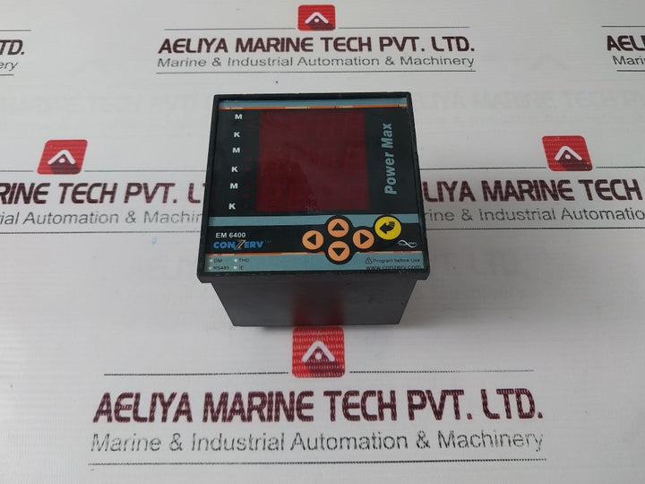 Conzerv Em 6400 Power Meter 80 To 270V Ac Dc