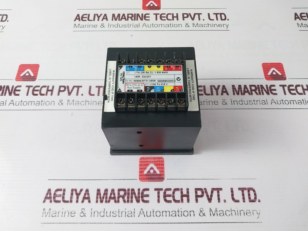 Conzerv Em 6400 Power Meter 80 To 270V Ac Dc