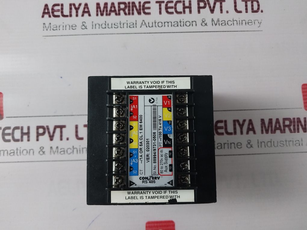 Conzerv Em 6400 Power Meter 80 To 270V Ac Dc