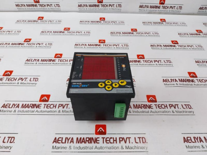 Conzerv Em 6438 Led Display Dual Source Energy Meter Ver:03.02.08