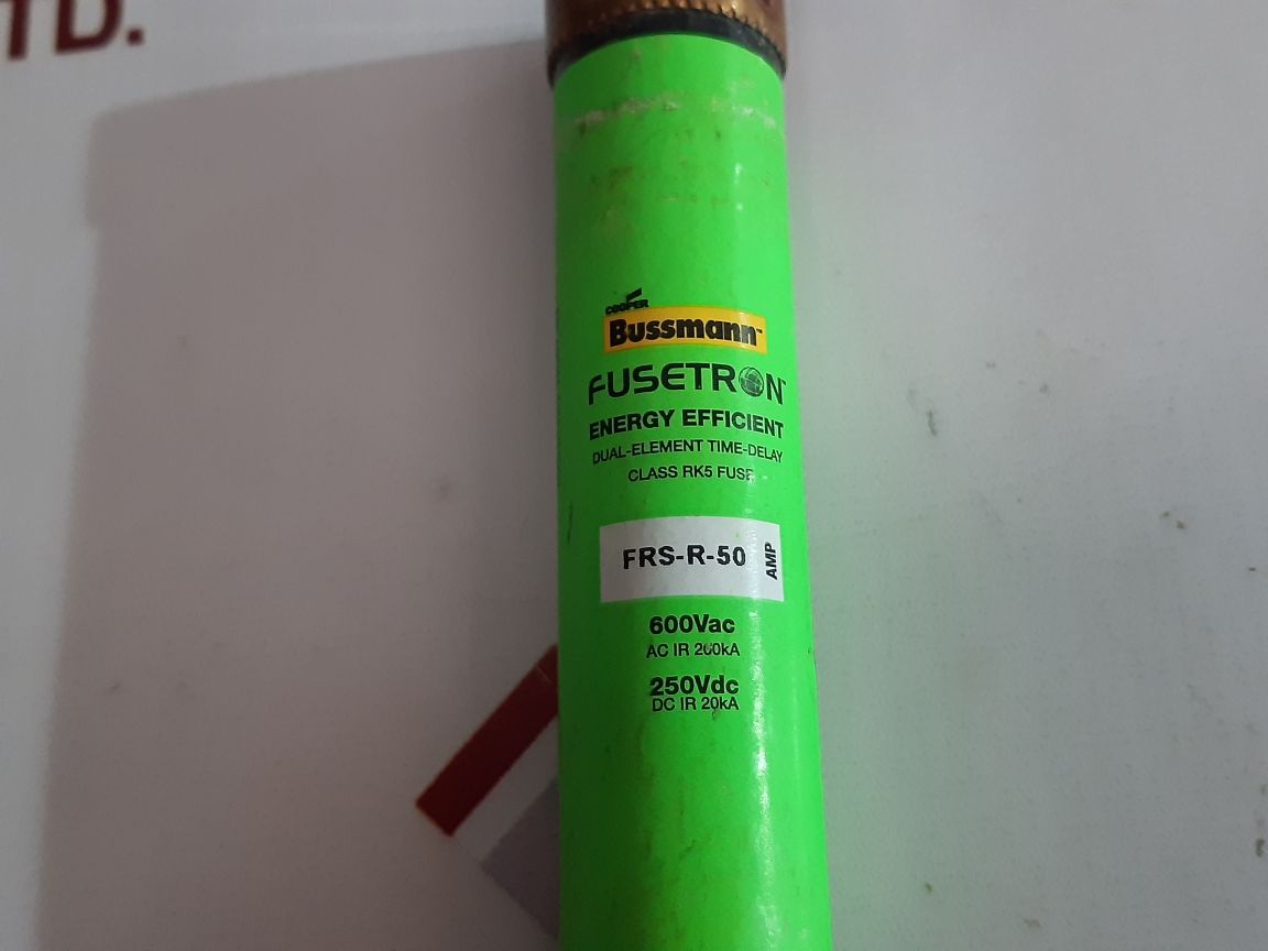 Cooper Bussmann Frs-r-50 Amp Fuse Dual Element Time-delay Fuse