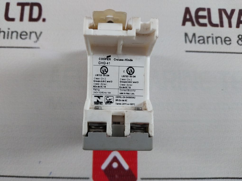 Cooper Crouse-hinds Ghg4171101R0001 Push Button Switch 240V 50/60Hz 16