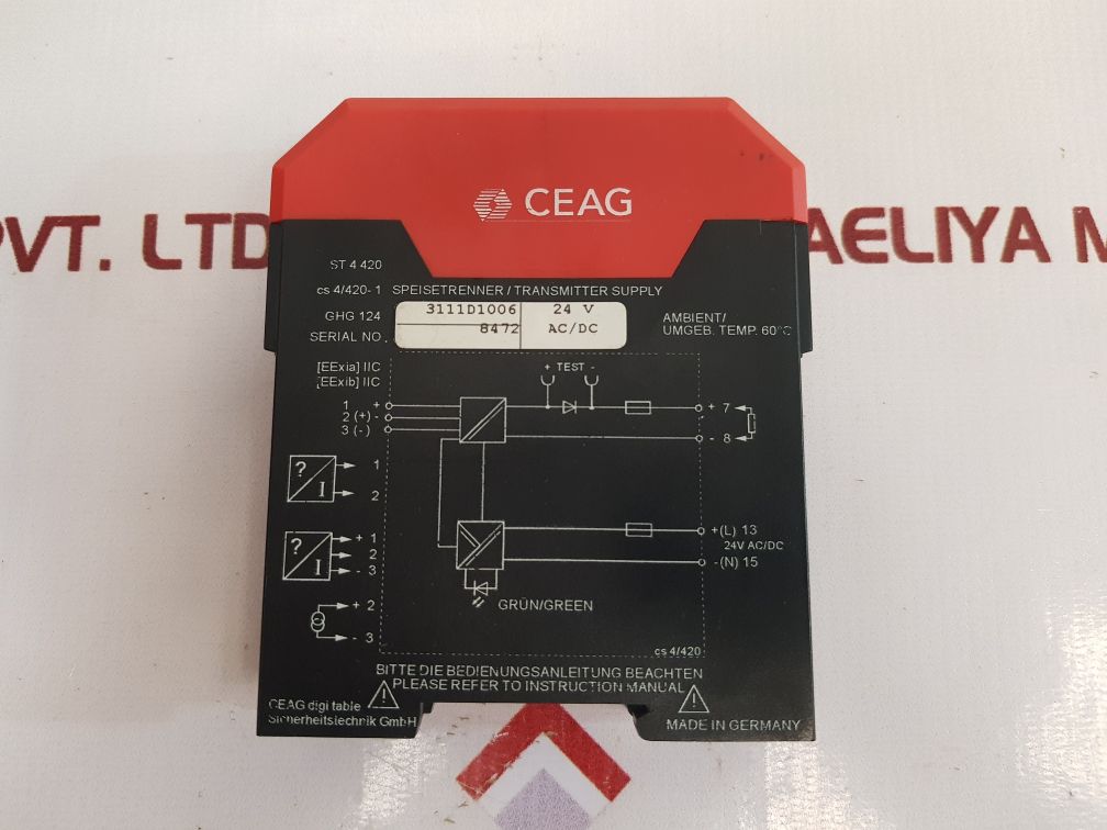 Cooper Crouse-hinds St 4.420 Transmitter Supply