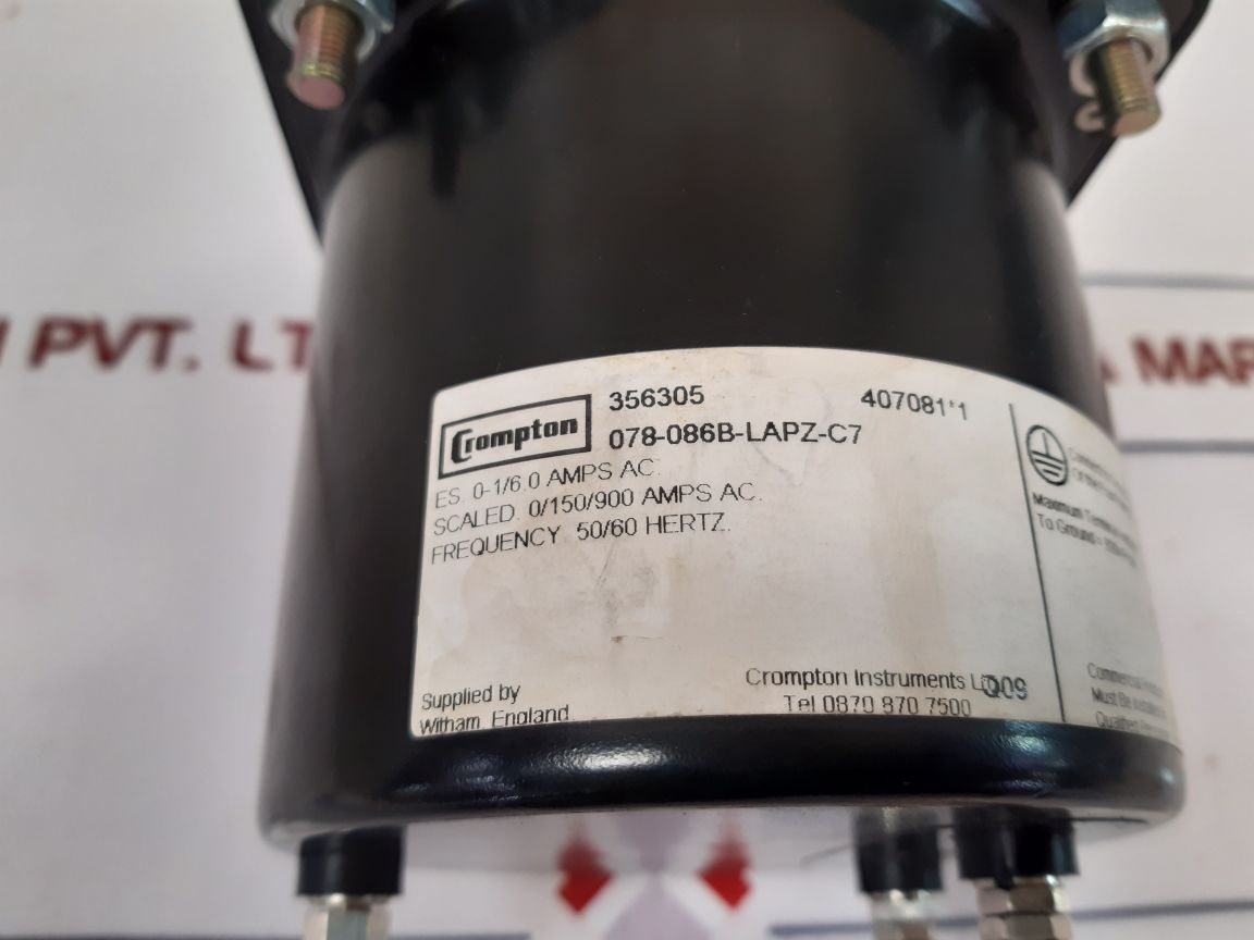 Crompton 078-086 Ammeter 078-086B-lapz-c7