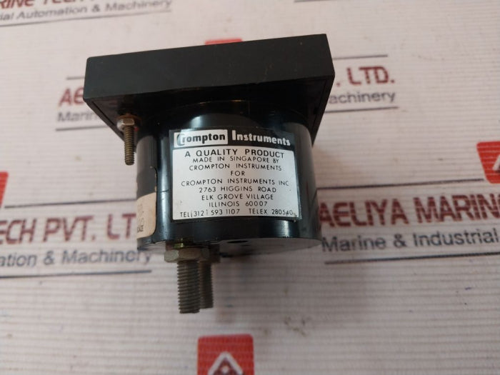 Crompton 233-02 A.C. Amperes Panel Meter 6A-lspz