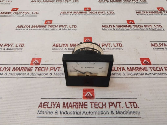 Crompton 233-02 A.C. Amperes Panel Meter 6A-lspz