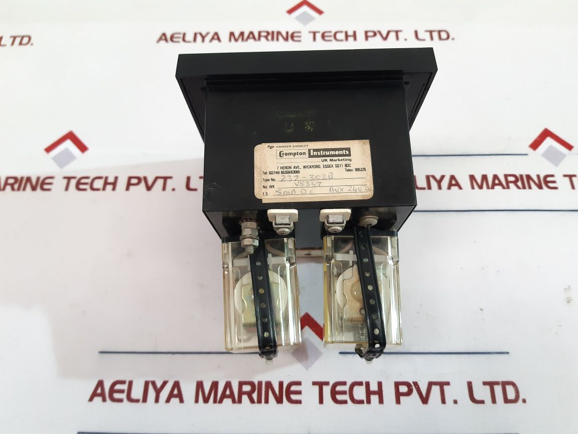 Crompton 237-302B Panel Meter 0-110 % Load
