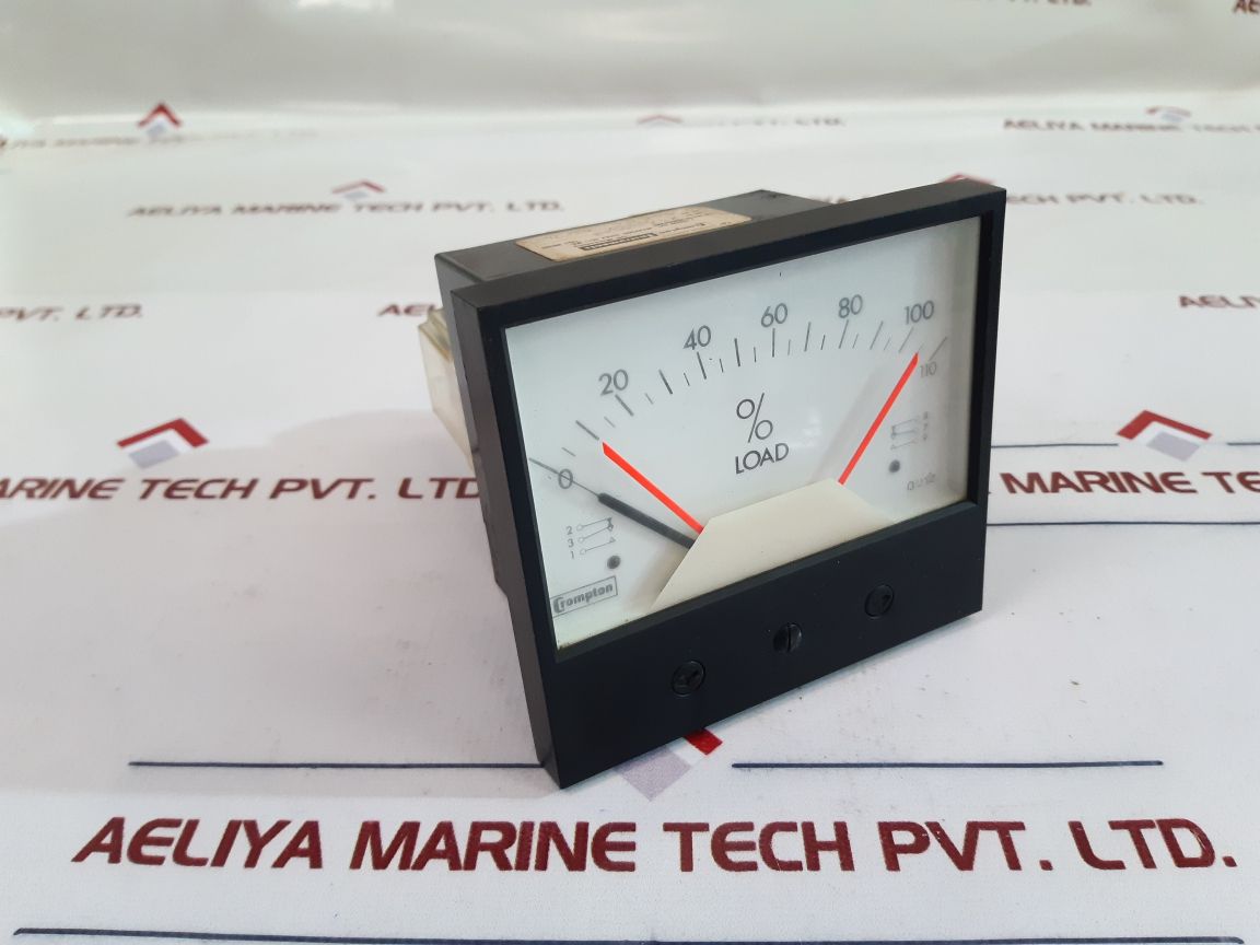Crompton 237-302B Panel Meter 0-110 % Load
