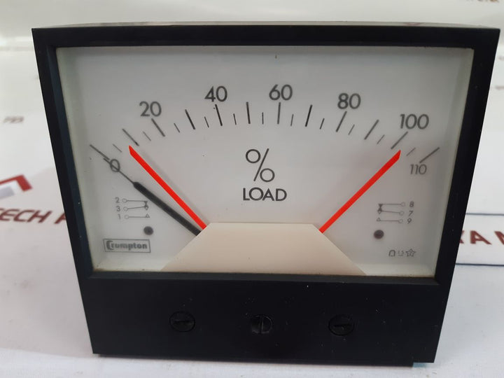 Crompton 237-302B Panel Meter 0-110 % Load